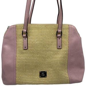 RALPH LAUREN Tan Cream Handbag / Shopping Tote